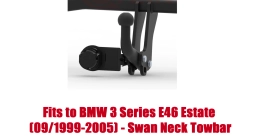 Swan Neck Tow Bar For BMW 3 Series E46 Estate (1999-2005) B-068