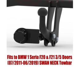 Swan Neck Tow Bar For BMW 1 (F20/21) 3/5 Doors (2011-2019) B-100 