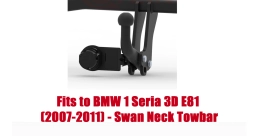 Swan Neck Tow Bar For BMW 1 E81 3D (2007-2011) B-045
