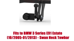 Swan Neck Tow Bar For BMW 3 Series E91 Estate (2005-2013) B-045