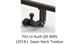 Swan Neck Tow Bar For Audi Q8 4MN (2018-) A-115