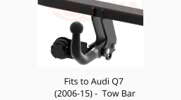 Swan Neck Tow Bar For Audi Q7 excl.panoramic top (2006-2015) A-092