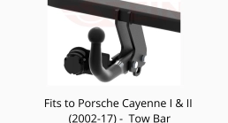 Swan Neck Tow Bar For Porsche Cayenne I/II (2002-2017) A-092