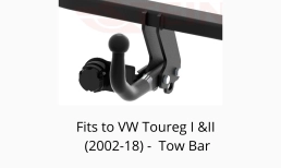 Swan Neck Tow Bar For VW Toureg I & II (incl. R-Line) excl. Version with spare wheel on the door (2002-2018) A-092