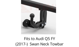 Swan Neck Tow Bar For Audi Q5 (FY) (Quatro) (incl. S-Line) (2017-2024) A-111