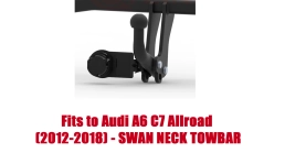 Swan Neck Tow Bar For Audi A6 Allroad C7 (4GH, 4GJ) Estate (Quattro) (2012-2018) A-100