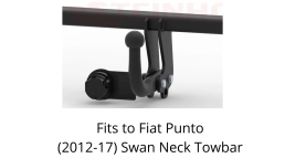 Swan Neck Tow Bar For Alfa Romeo Stelvio 2WD / 4WD (2016-2025) A-043