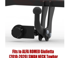 Swan Neck Tow Bar For Alfa Romeo Giulietta (excl. AdBlue) (excl. Quadrifoglio) (excl. Veloce) (excl. Sprint) (2010-2020) A-041
