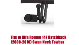 Swan Neck Tow Bar For Alfa Romeo 147 Hatchback (2000-2010) A-035
