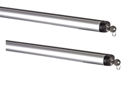 Aluminium Bars 165cm (2pack)
