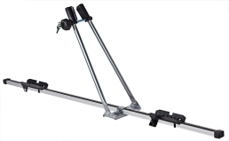 Cycle Carrier Silver-Steel-Aluminium Lockable