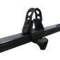 2) U-lock on square bar