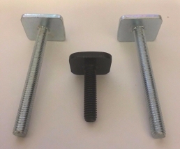 Set of T-Track T-Bolts 2x 60mm & 1x 28mm thread M6