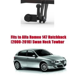 Swan Neck Tow Bar For Alfa Romeo 147 Hatchback (2000-2010) A-035
