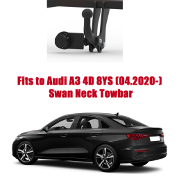 Swan Neck Tow Bar For Audi A3 4D (8YS)  incl. S line (2020- ) A-125