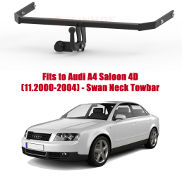 Swan Neck Tow Bar For Audi A4 Saloon (incl. Quattro) (2000-2004) A-080