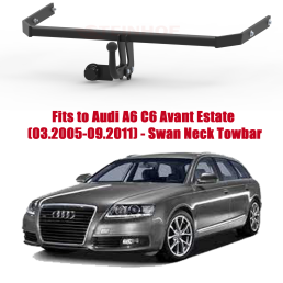 Swan Neck Tow Bar For Audi A6 C6 Avant Estate (also Quattro) (2005-2011) A-088