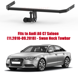 Swan Neck Tow Bar For Audi A6 (4G2, 4GC, C7) 4D (also Quattro) (2010-2018) A-098