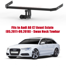 Swan Neck Tow Bar For Audi A6 (4G5, 4GD, C7) Estate (also Quattro) (2011-2018) A-098