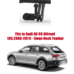 Swan Neck Tow Bar For Audi A6 Allroad C6 Estate (Quattro) (2006-2011) A-102