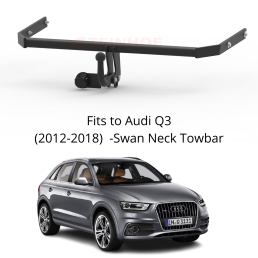 Swan Neck Tow Bar For Audi Q3 (8UB/8UG) (incl. Quattro) (2011-2018) A-096