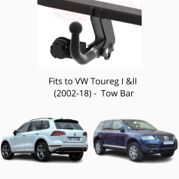 Swan Neck Tow Bar For VW Toureg I & II (incl. R-Line) excl. Version with spare wheel on the door (2002-2018) A-092