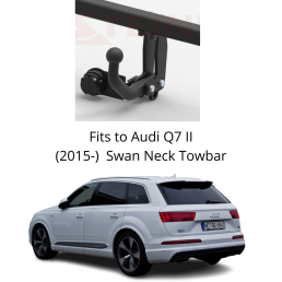 Swan Neck Tow Bar For Audi Q7 II (facelift) (4MB) (2015-2019) A-107