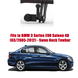 Swan Neck Tow Bar For BMW 3 Series E90 Saloon (2005-2012) B-045