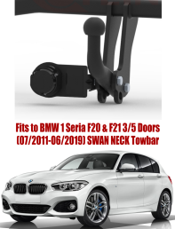 Swan Neck Tow Bar For BMW 1 (F20/21) 3/5 Doors (2011-2019) B-100 
