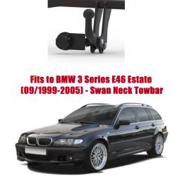 Swan Neck Tow Bar For BMW 3 Series E46 Estate (1999-2005) B-068