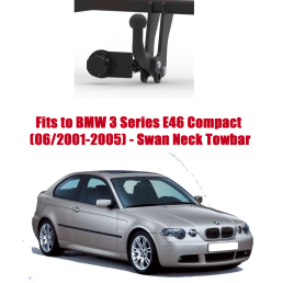 Swan Neck Tow Bar For BMW 3 Series E46 Compact (2001-2005) B-068