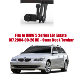 Swan Neck Tow Bar For BMW 5 Series Estate E61 (2004-2010) B-055