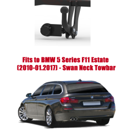 Swan Neck Tow Bar For BMW 5 Series F11 Estate (2010-2017) B-064