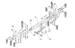 Swan Neck Tow Bar For Lexus RX 350  5D (excl. version with height control suspension) (2009-19) L-163